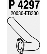 FENNO STEEL - P4297 - Трубопровод выпускной NISSAN PATHFINDER 2.5 05-